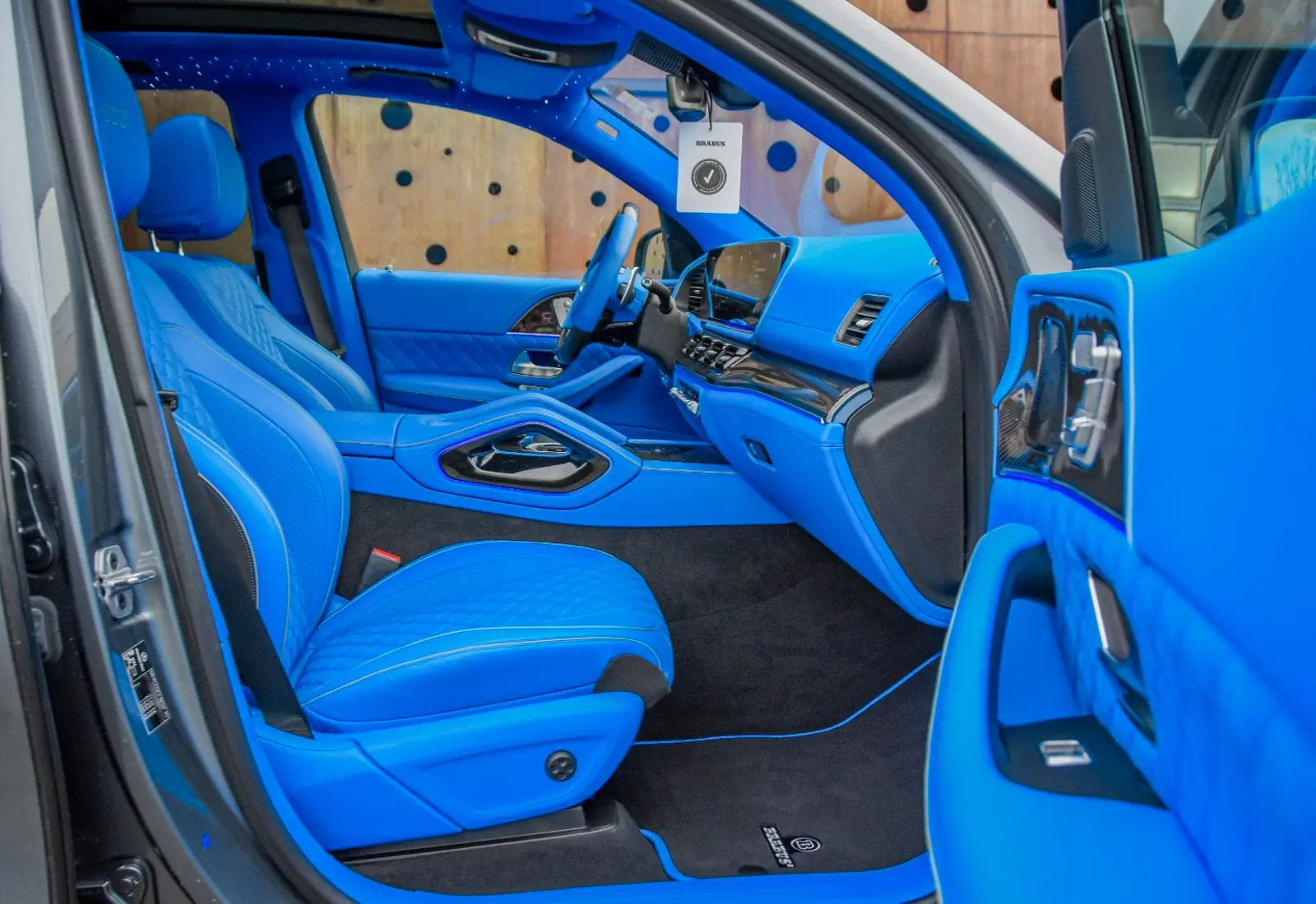 Mercedes-Benz GLE 800 BRABUS * CARBON * FULL ROYAL BLUE INT * NEU *  - 46256