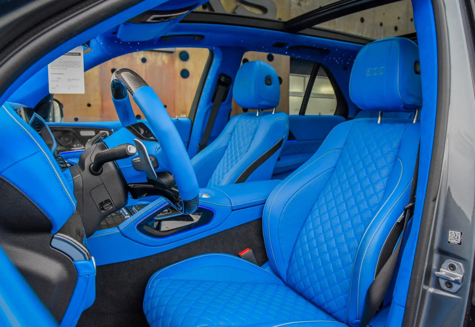 Mercedes-Benz GLE 800 BRABUS * CARBON * FULL ROYAL BLUE INT * NEU *  - 46249