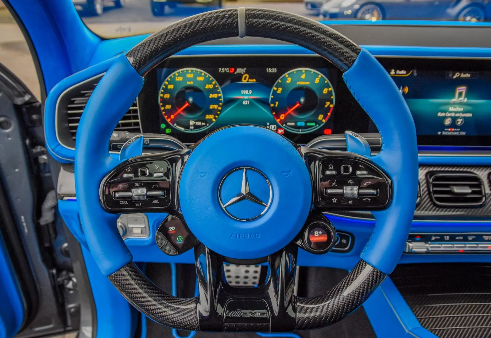 Mercedes-Benz GLE 800 BRABUS * CARBON * FULL ROYAL BLUE INT * NEU *  - 46251